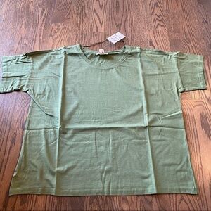 Woman’s vine green short sleeve t shirt style&co size medium